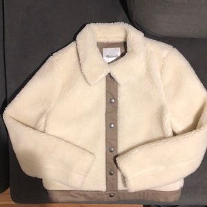 Madewell Sherpa Bomber Jacket